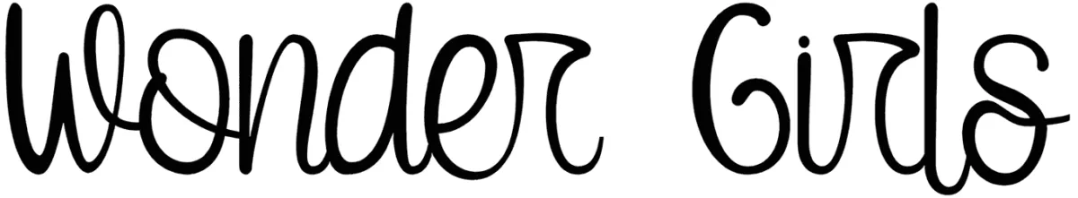 Wonder Girls Font 1