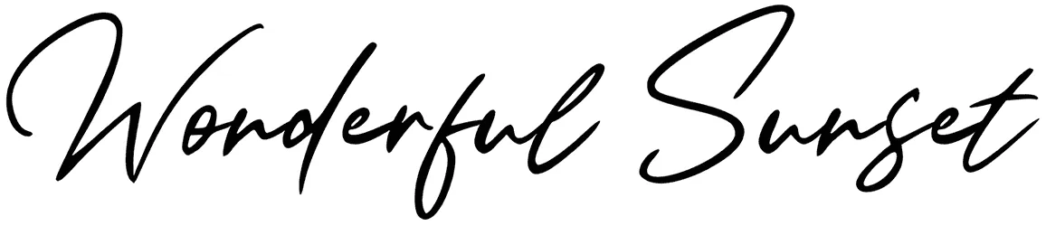 Wonderful Sunset Font 1