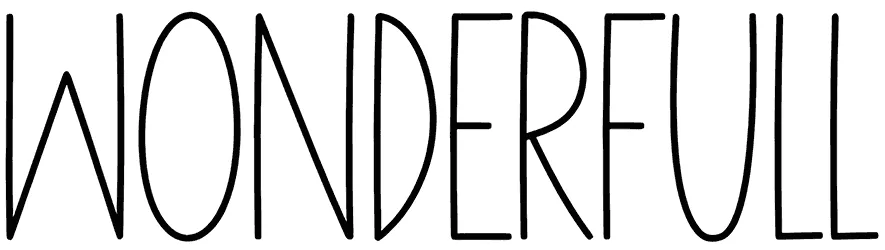 Wonderfull Font 1