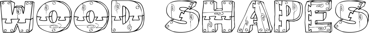Wood Shapes Font 1