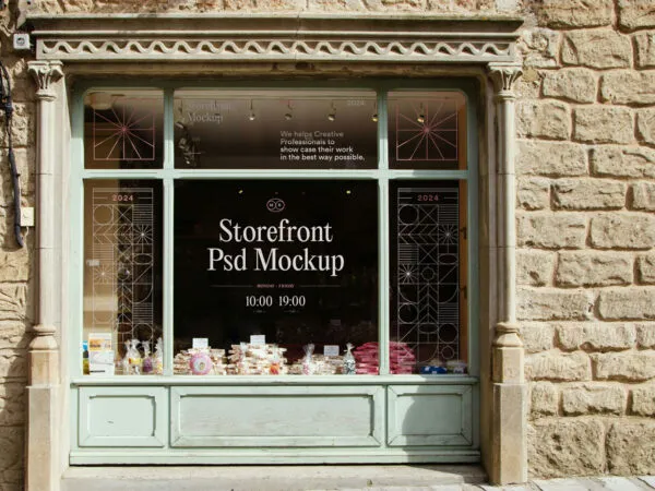 Wood Storefront Mockup 1