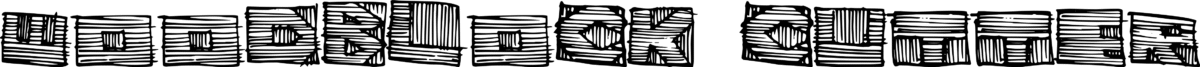 Woodblock Cutter Font 1