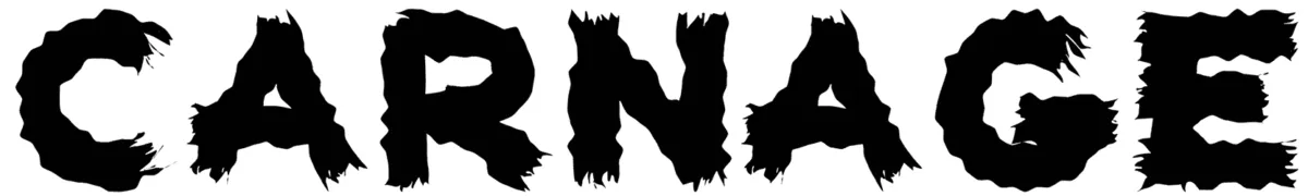 Woodcutter Carnage Font 1