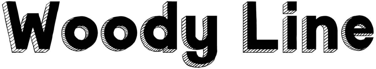 Woody Line Font 1