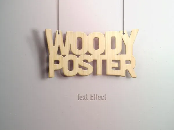 Woody Poster Text Effect 1