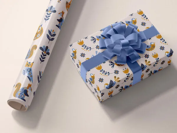 Wrapping Paper Box Mockup 1