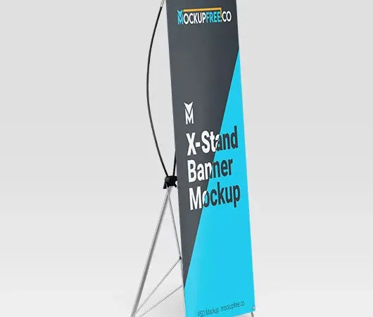 X Stand Banner Mockups 1