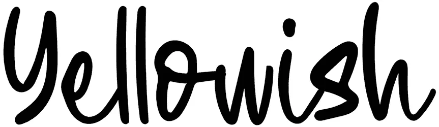 Yellowish Font 1
