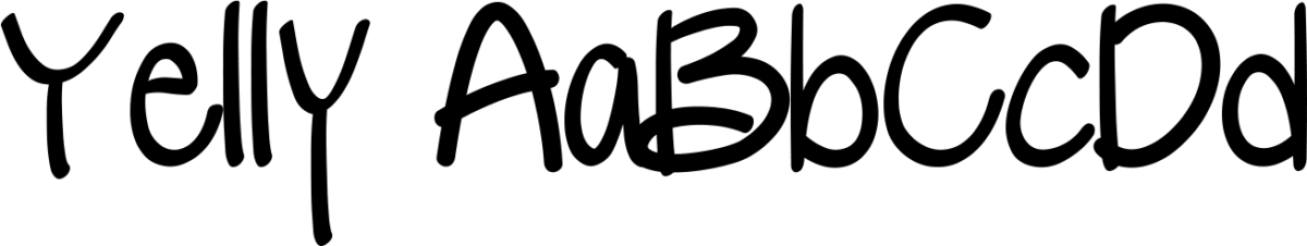 Yelly Font 1