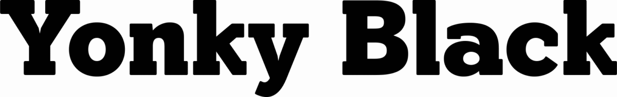 Yonky Black Font 1