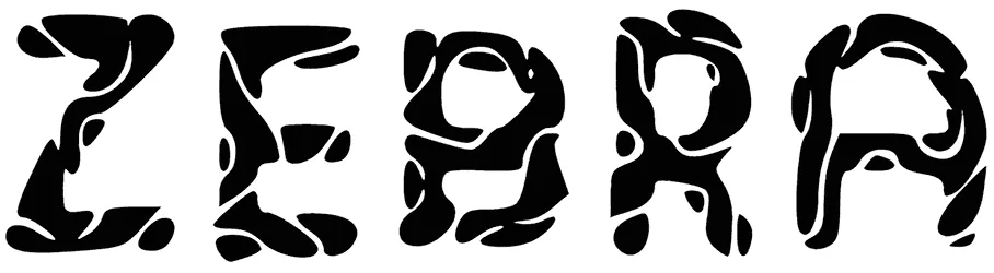 Zebra Font 1