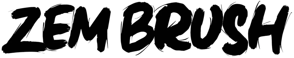 Zem Brush Font 1