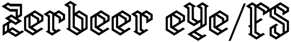 Zerbeer eYeFS Font 1