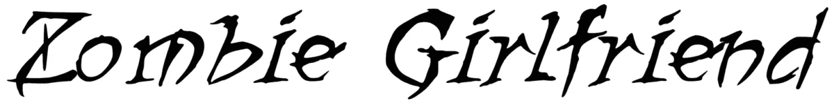 Zombie Girlfriend Font 1
