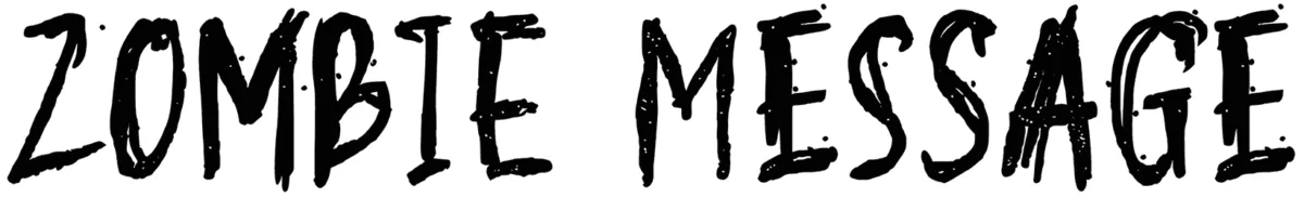 Zombie Message Font 1