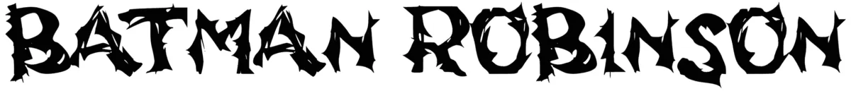 b Batman Robinson Font 1