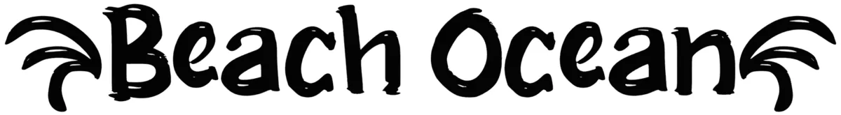 b Beach Ocean Font 1