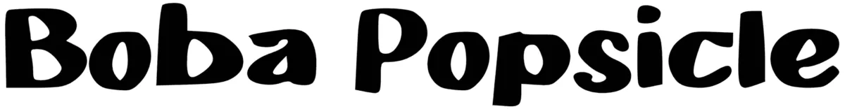 b Boba Popsicle Font 1