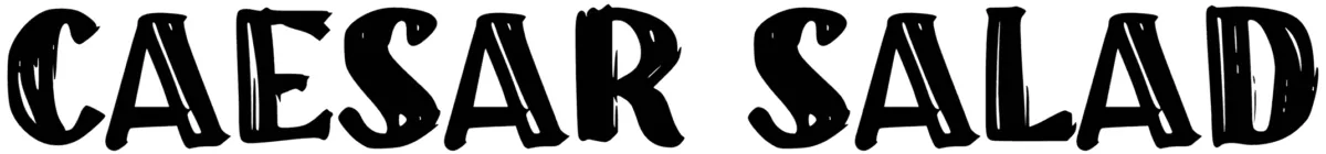 c Caesar Salad Font 1