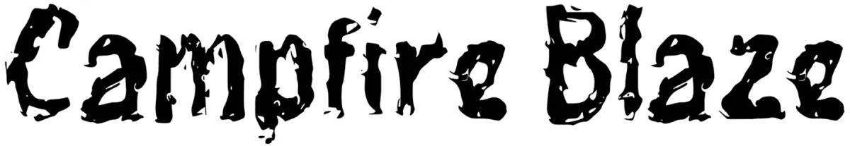 c Campfire Blaze Font 1