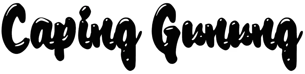 c Caping Gunung Font 1