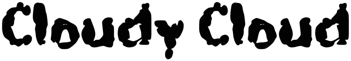 c Cloudy Cloud Font 1