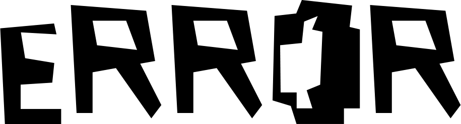 err0r Font 1