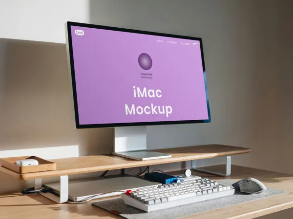 iMac Display Mockup 1