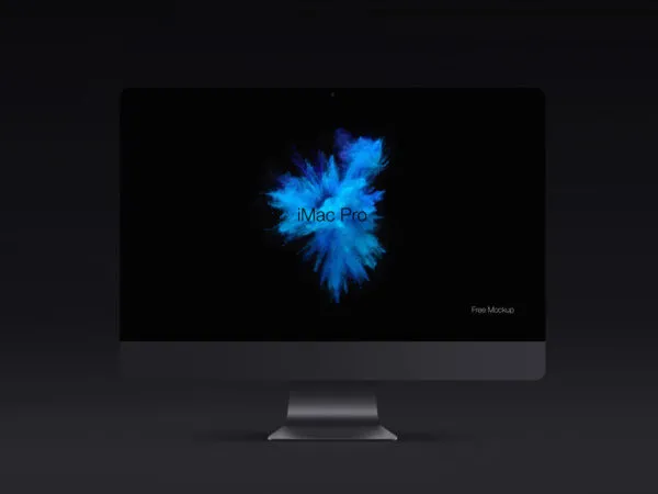 iMac Pro Front View Mockup 1
