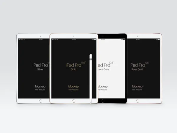 iPad Pro 10.5 Inch Mockup with Pen 1