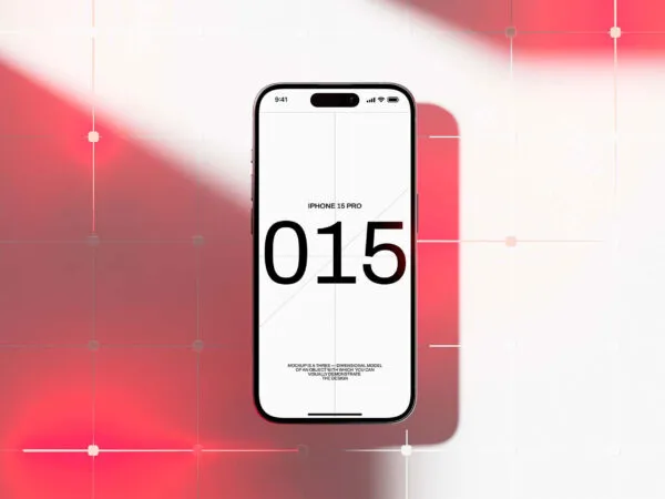 iPhone 15 Mockup 1