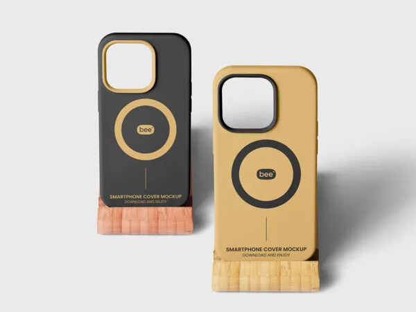 iPhone Case in Stand Mockups 1