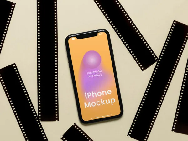 iPhone Screen Scene Mockup 1