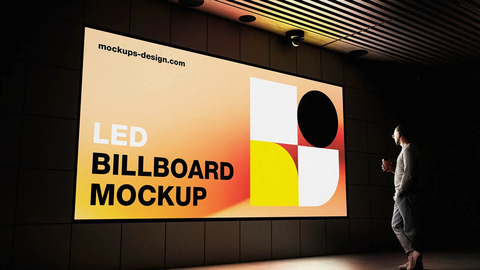 Ambient LED Billboard Mockup Image 5 Designers Lab