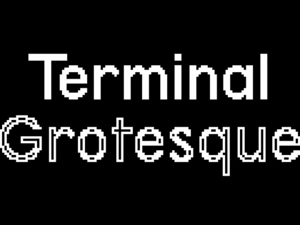 Terminal Grotesque Image 1 Designers Lab