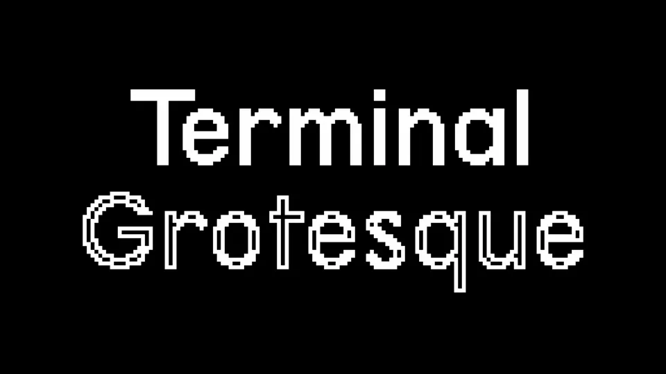 Terminal Grotesque Image 1 Designers Lab