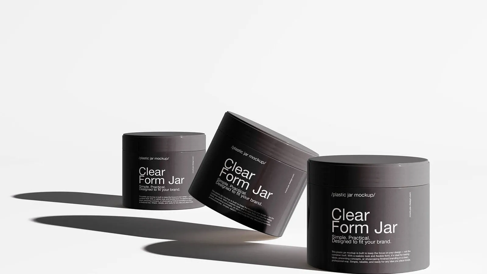 Versatile Plastic Jar Mockup Image 5 Designers Lab